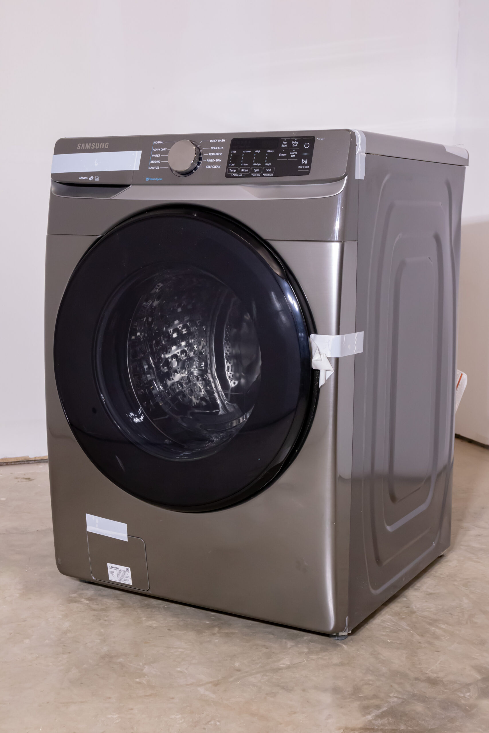 Samsung 4.5 cu. ft. Front Load Washer with Steam in Platinum AR3439