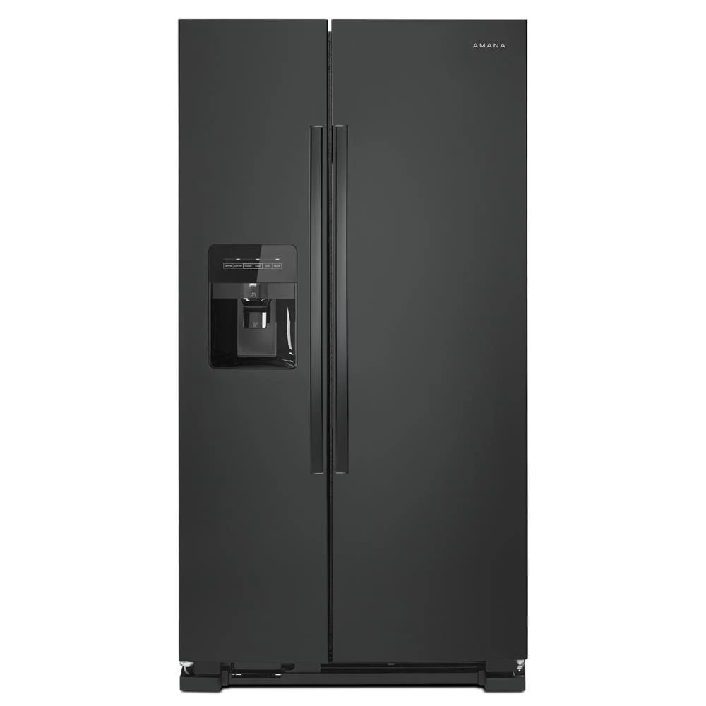 36-inch Wide Side-by-Side Refrigerator with Dual Pad External Ice and Water Dispenser - 25 Cu. Ft.