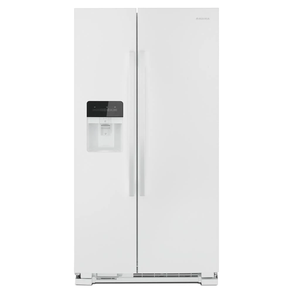 36-inch Wide Side-by-Side Refrigerator with Dual Pad External Ice and Water Dispenser - 25 Cu. Ft.