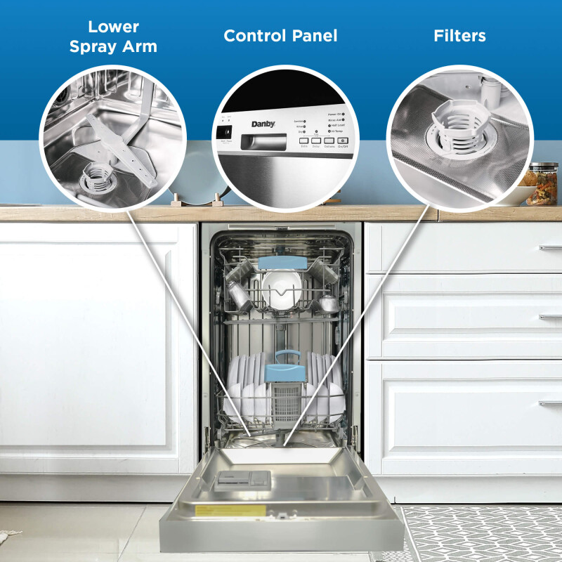 18″ Wide Built-in Dishwasher