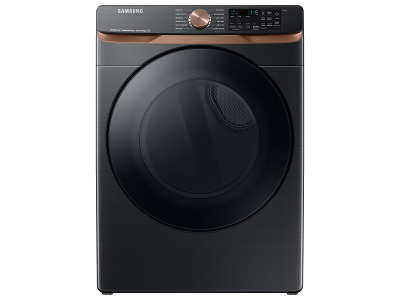 7.5 cu. ft. Smart Gas Dryer with Steam Sanitize+ and Sensor Dry in Brushed Black