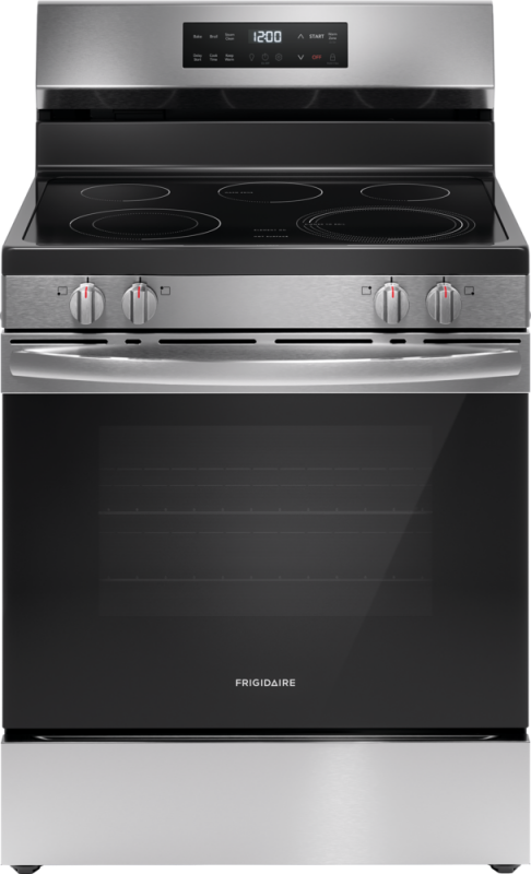 30" Electric Range with Steam Clean