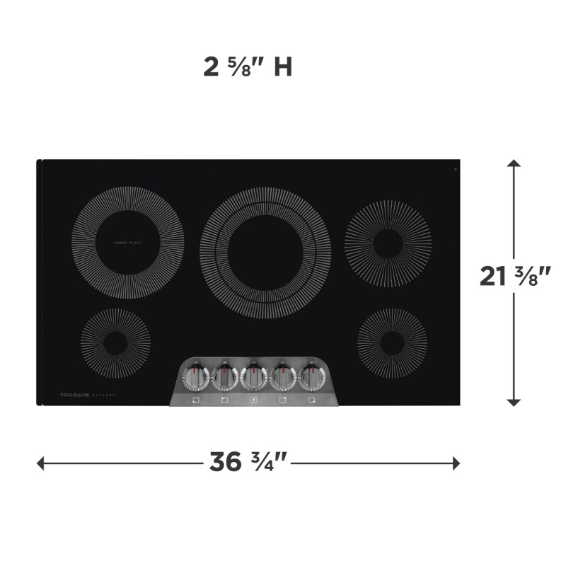 36" Electric Cooktop