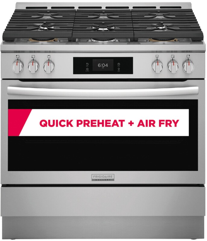 36" Gas Range with Air Fry