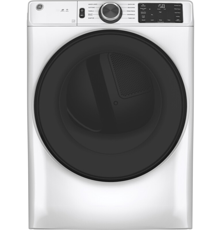 7.8 cu. ft. Capacity Smart Front Load Gas Dryer with Sanitize Cycle