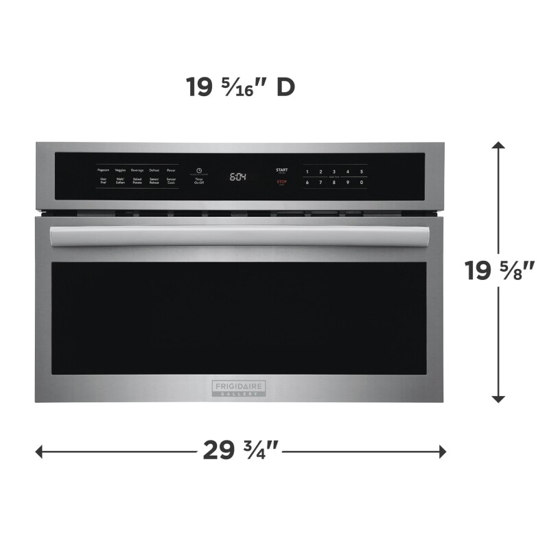 30" Built-In Microwave Oven with Drop-Down Door