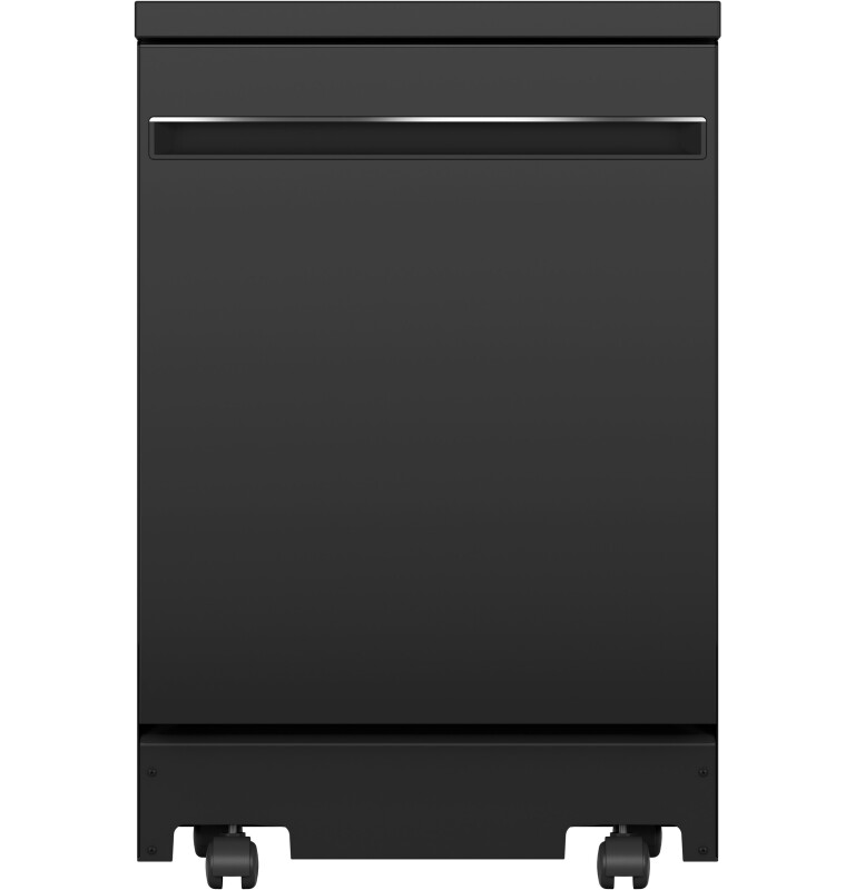 24" Stainless Steel Interior Portable Dishwasher with Sanitize Cycle