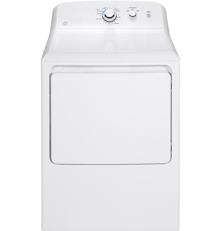 6.2 cu. ft. Capacity Gas Dryer with Up To 120 ft. Venting and Shallow Depth