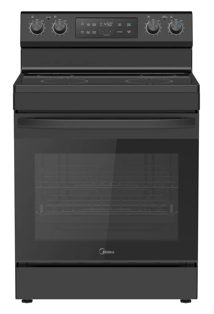 6.3 cu. ft. 4-Element Freestanding Electric Range with Steam Cleaning