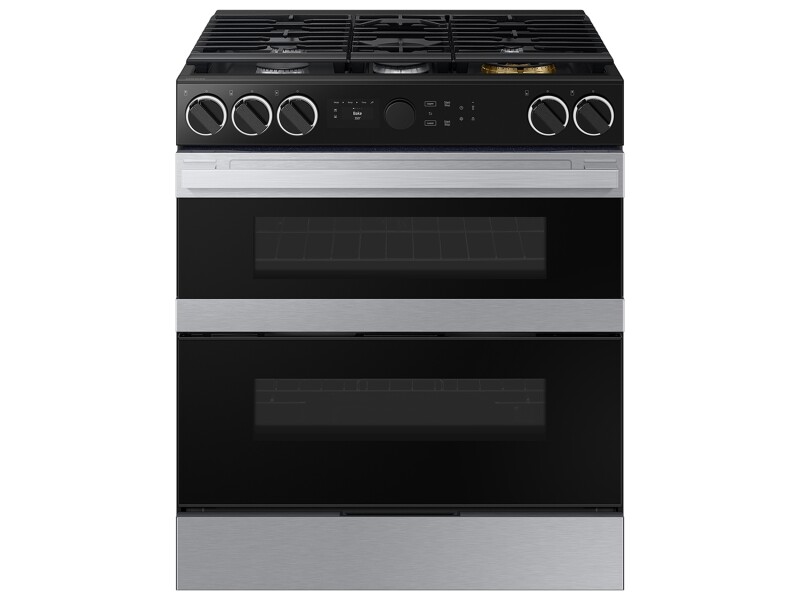 Bespoke Slide-in Gas Range Flex Duo™ | Illuminated Precision Knobs 6.3 cu.ft.