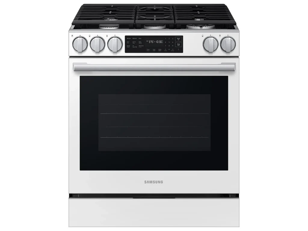 Bespoke Smart Slide-in Gas Range Pro Style Design | Air Fry Max True Convection
