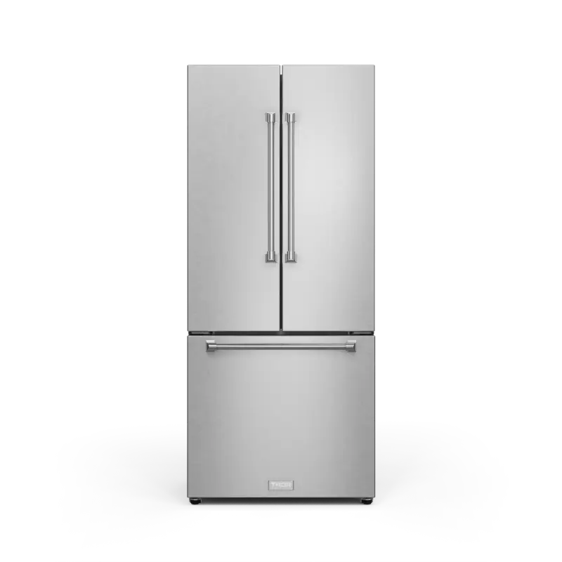 30 Inch 17.5 Cu Ft French Door Counter Depth Refrigerator With Ice Maker In Stainless Steel Gordon Ramsay Series