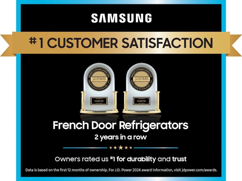 31 Cu Ft Mega Capacity 3 Door French Door Refrigerator With External Water And Ice Dispenser In Stainless
