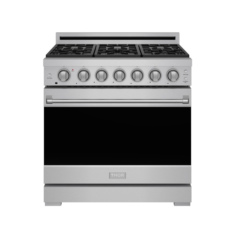 36 Inch Professional Gas Range With Precision Knob Control In Stainless Steel Gordon Ramsay Series