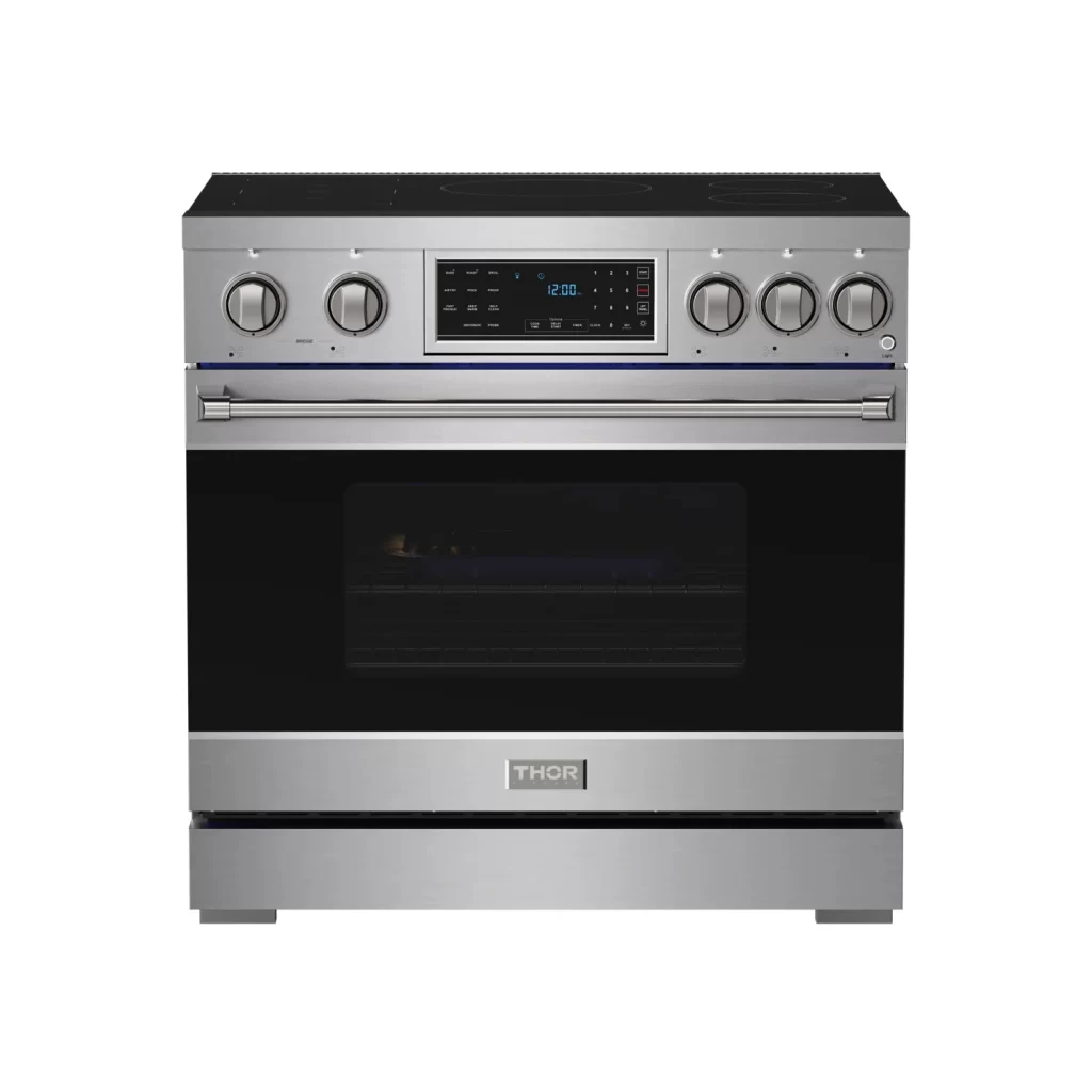 36 Inch Professional Induction Range With Tilt Panel Touch Control In Stainless Steel Gordon Ramsay Series