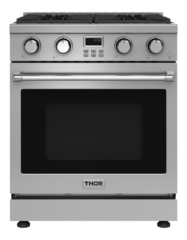 30 Inch Contemporary Professional Gas Range