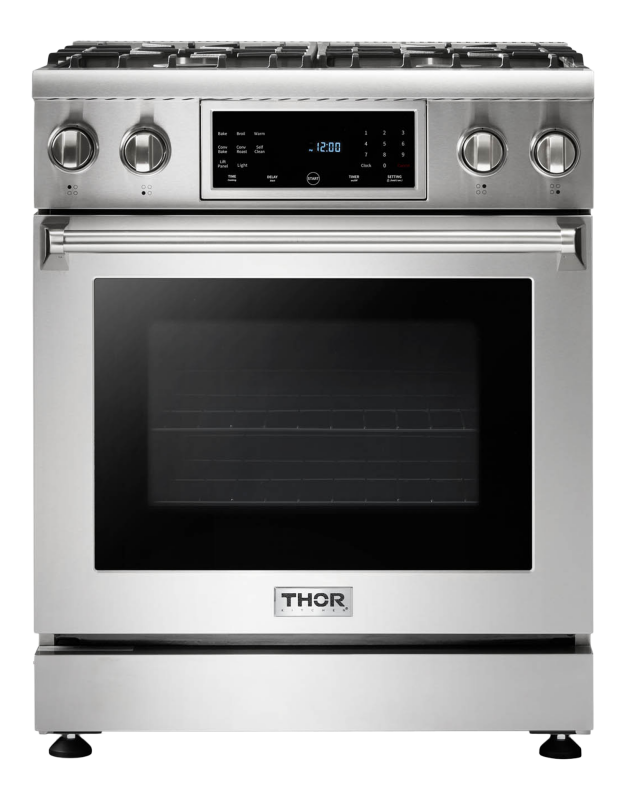 30 Inch Tilt Panel Gas Range Professional