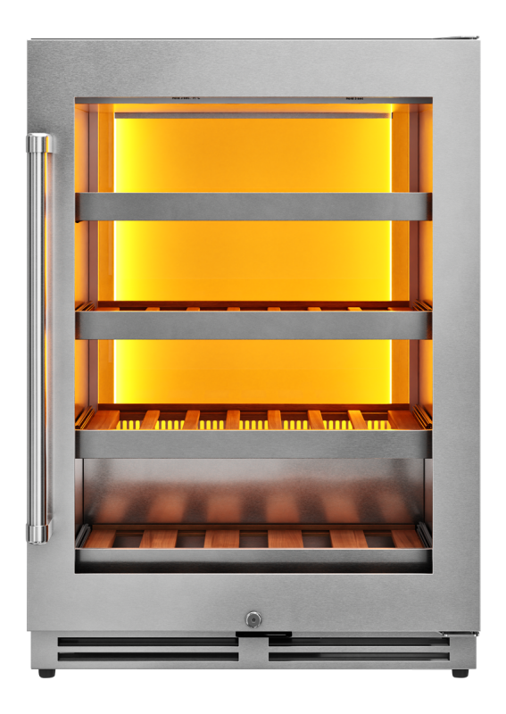 24 Inch Single Zone Wine Cooler, 45 Wine Bottle Capacity