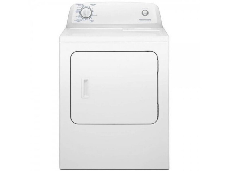 6.5 Cubic Foot Front Load Electric Dryer White