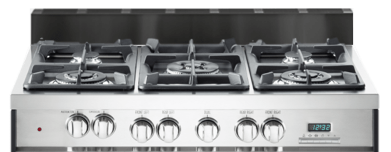 4" EXTENDED Backguard - BLACK: Extends Range Depth to 25 5/8 "
