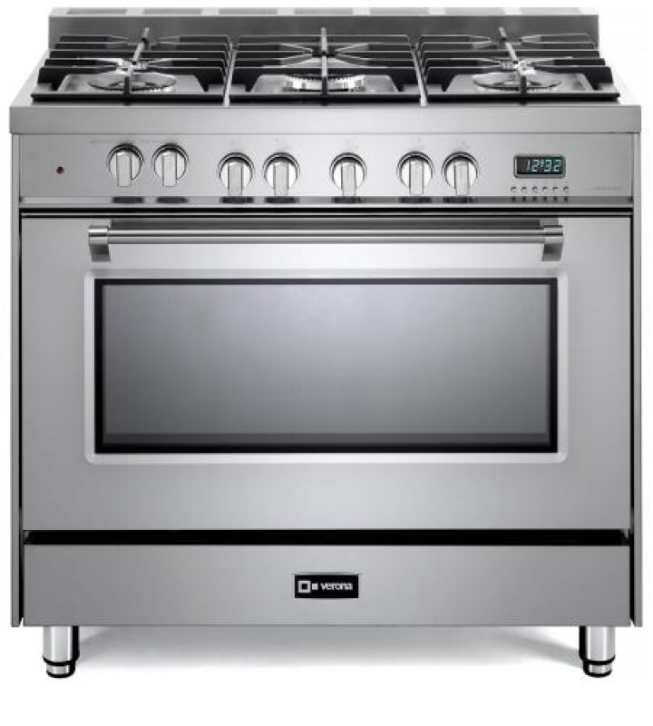 36 inch Prestige Freestanding Dual Fuel Range with 5 Sealed Burners, 4 cu. ft. Oven Capacity, European Convection