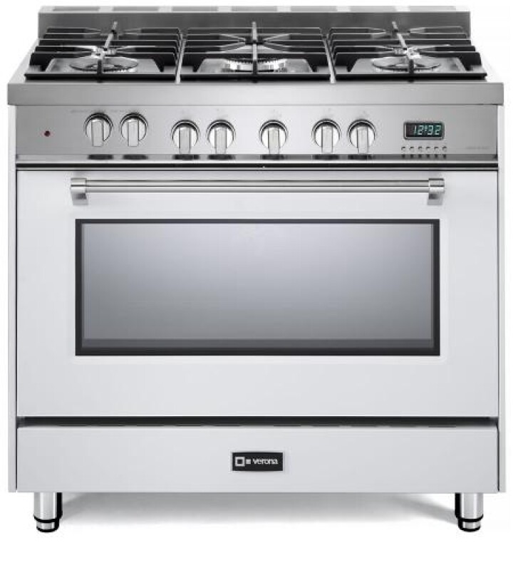 36 inch Prestige Freestanding Dual Fuel Range with 5 Sealed Burners, 4 cu. ft. Oven Capacity, European Convection