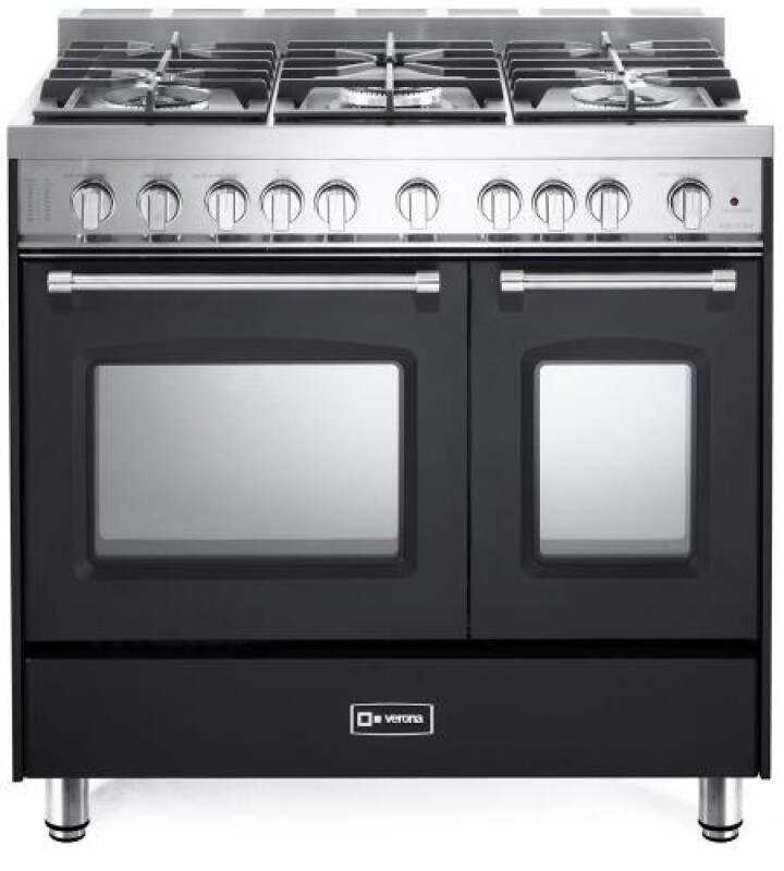 36 inch Prestige Series Freestanding Gas Double Oven Range with 5 Sealed Burners, 3.9 cu. ft. Oven Capacity, Convection