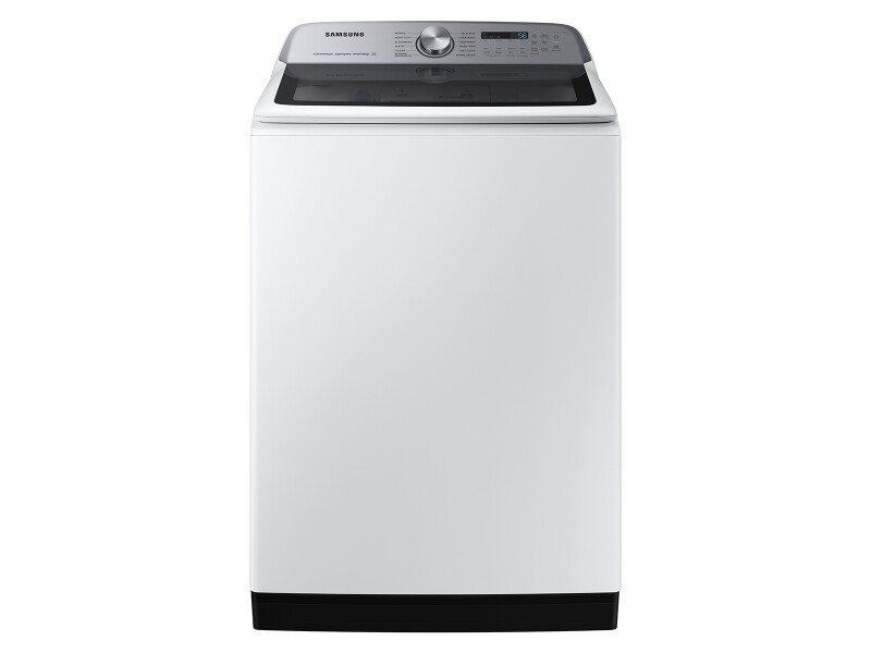 5.4 cu. ft. Extra-Large Capacity Smart Top Load Washer with ActiveWave™ Agitator and Super Speed Wash in White