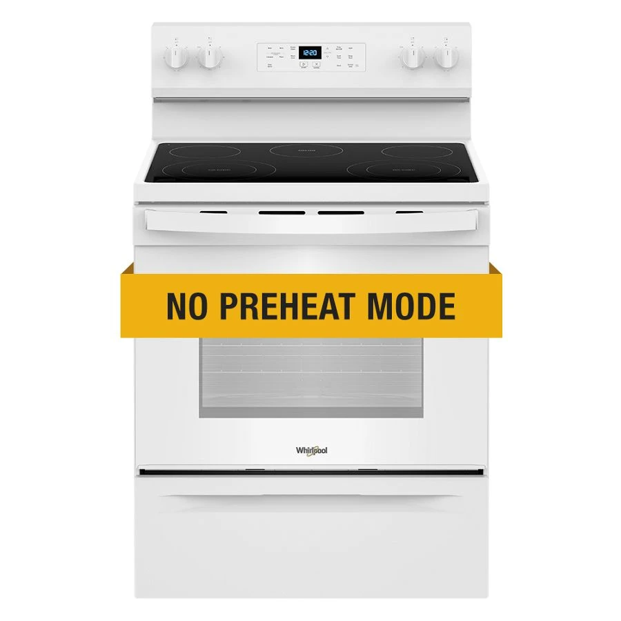 30-inch Electric Range with No Preheat Mode and Steam Clean