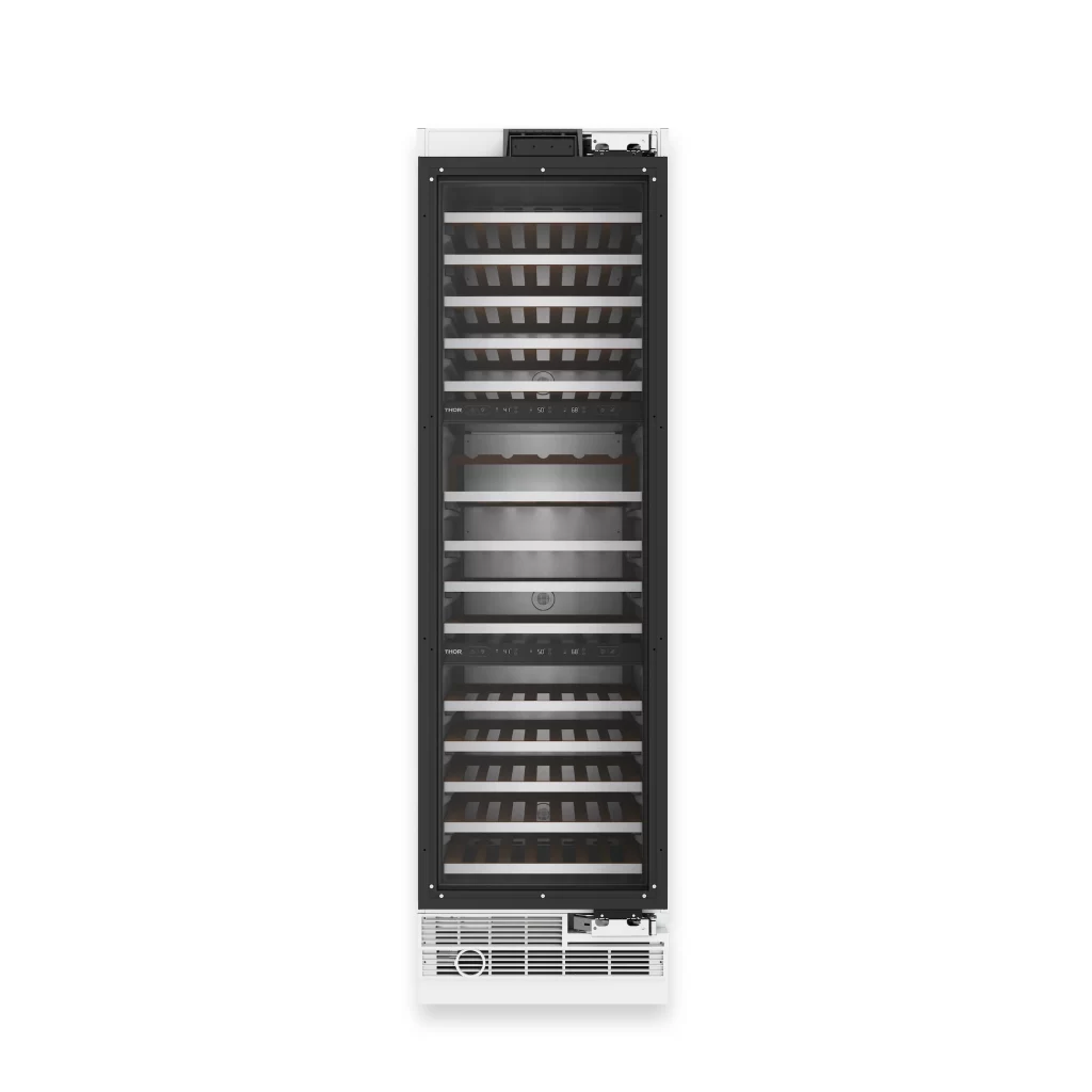 24-inch Built-in Column Wine Cooler, Panel Ready