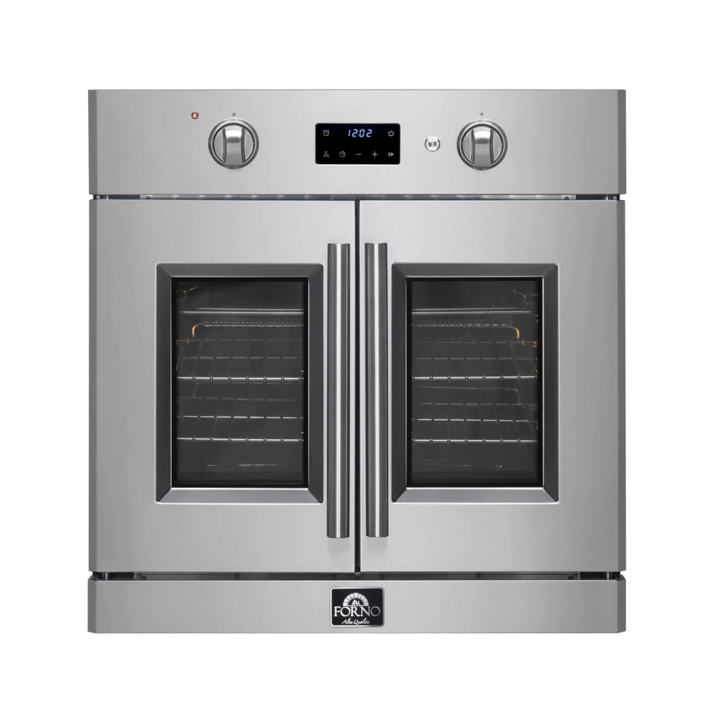 Asti 30-Inch French Door Electric Wall Oven in Stainless Steel, 3.68 cu. ft. True Convection, 3,600W, Air Fry, Sous Vide, Self-Clean