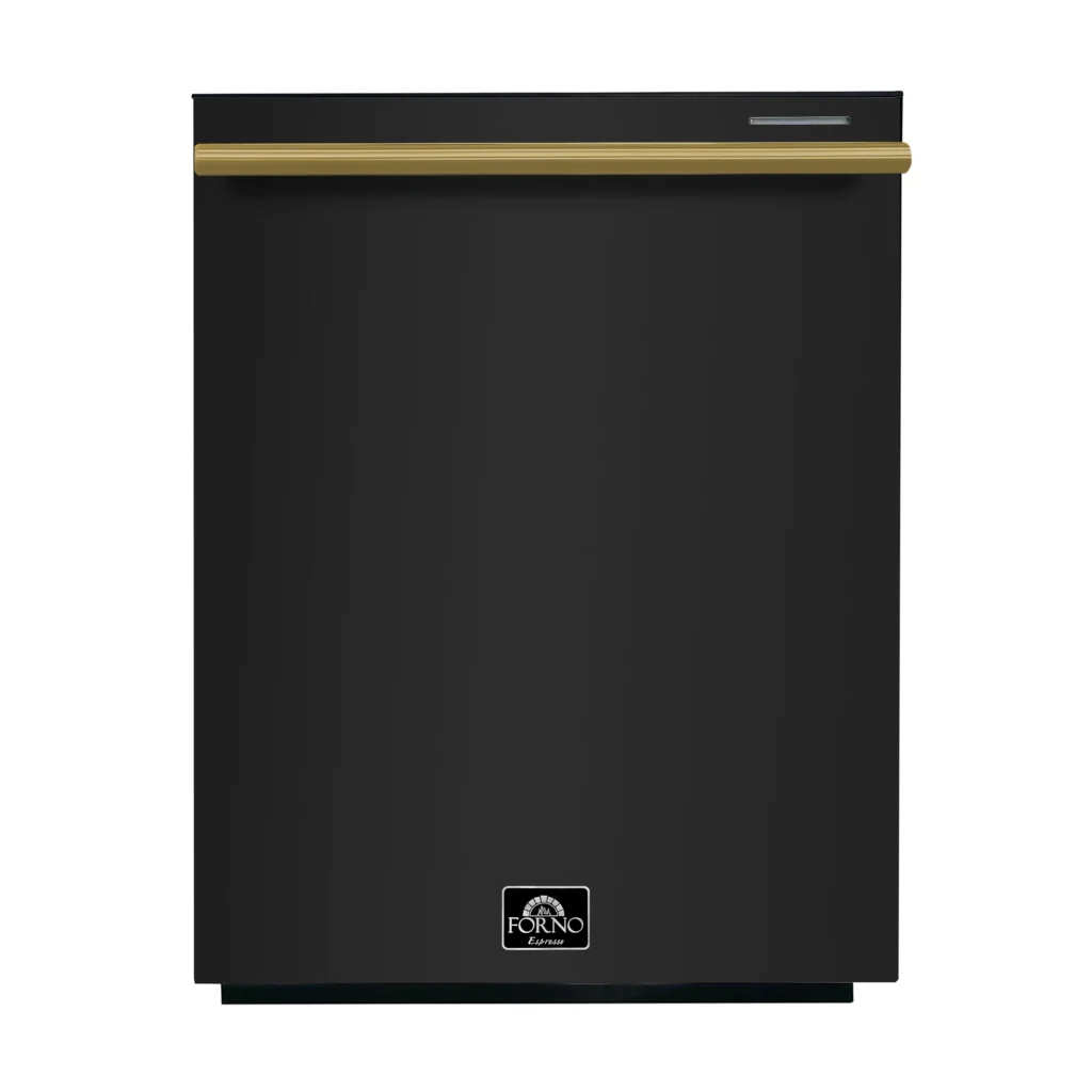 Pozzo 24-Inch Built-In Tall Tub Top Control Dishwasher, Black, 49 dBA, Soil-Sensing Capable, ENERGY STAR