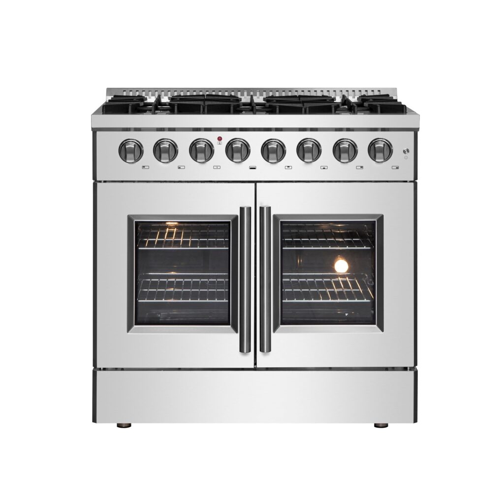 Galiano 36" Freestanding French Door Dual Fuel Range
