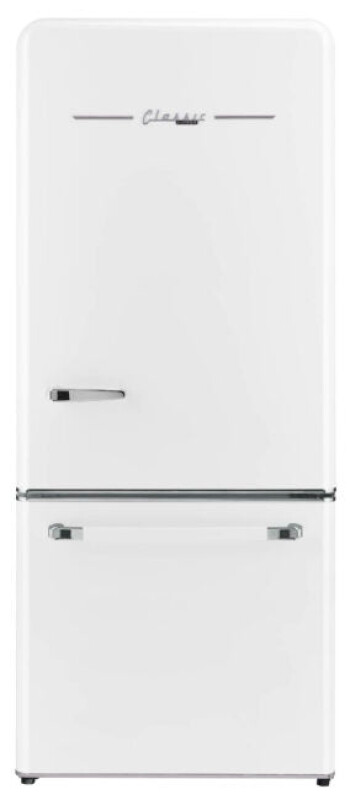 Classic Retro 30 in 17.7 cu. ft. Frost Free Retro Bottom Freezer Refrigerator