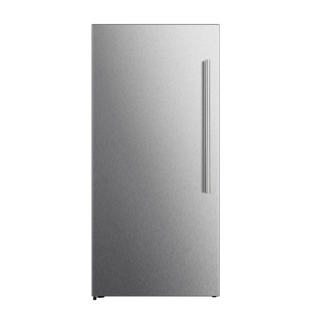 Maderno 28" Left Swing Convertible Freestanding Refrigerator/Freezer in Stainless Steel 13.6 cu.ft.