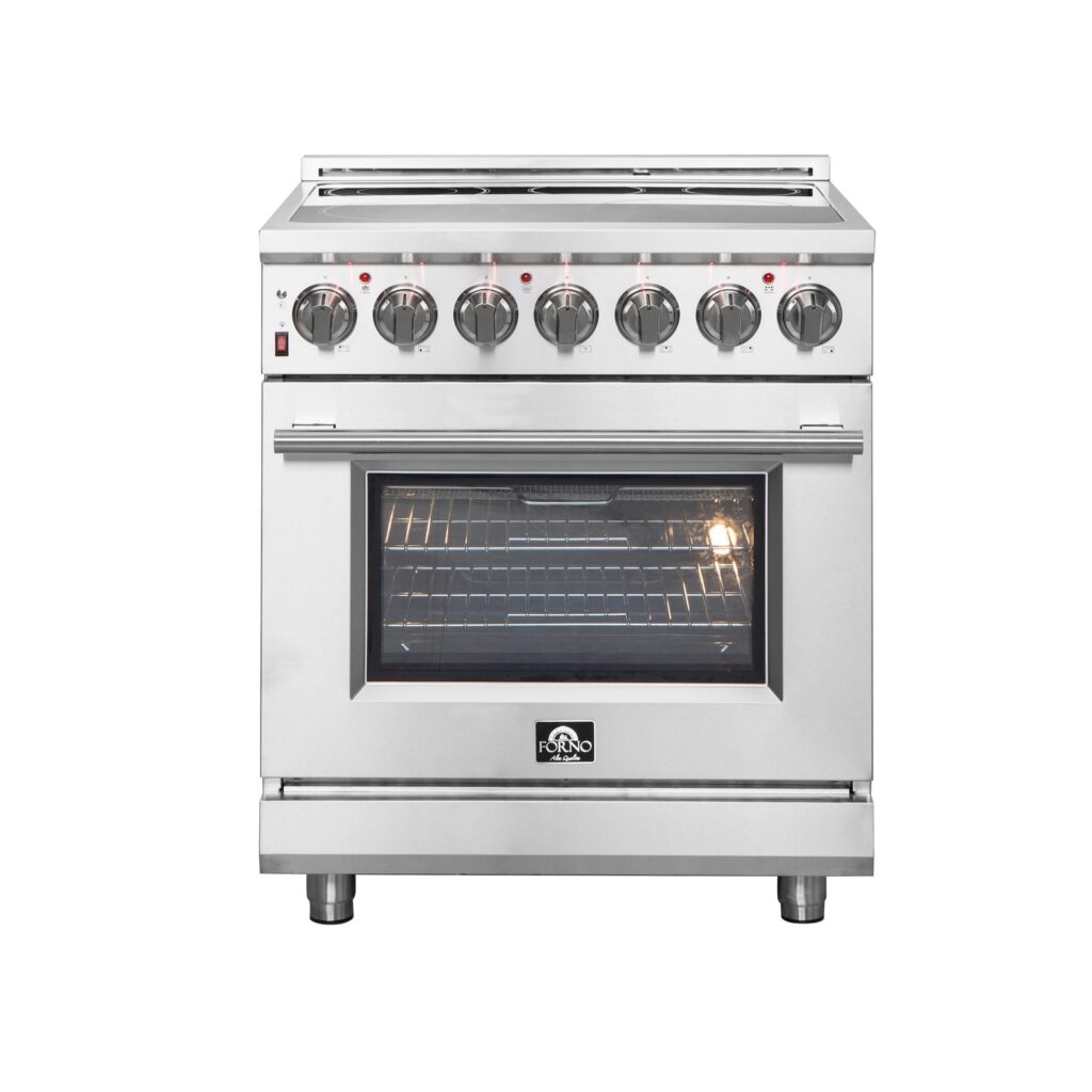 Massimo 30-Inch Freestanding Electric Range, True Convection Oven