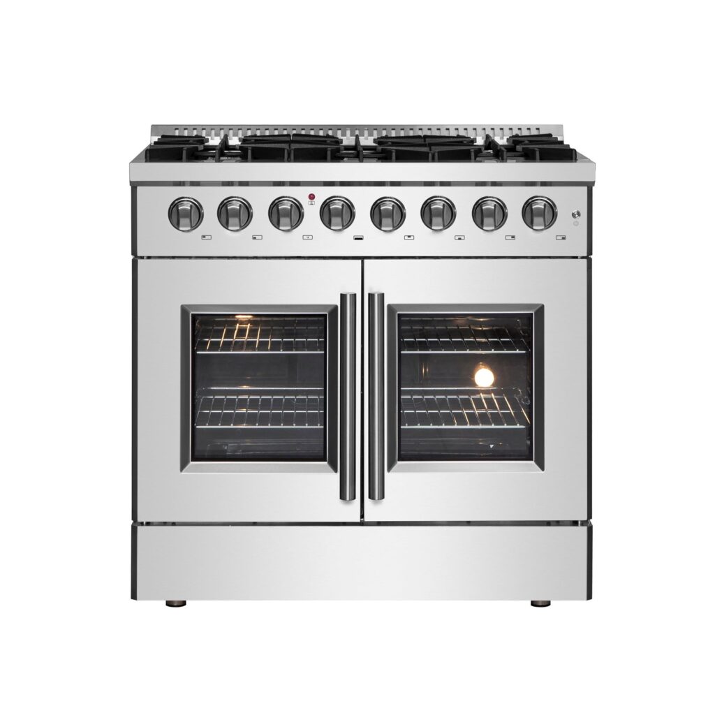 Galiano 36" Freestanding French Door Dual Fuel Range