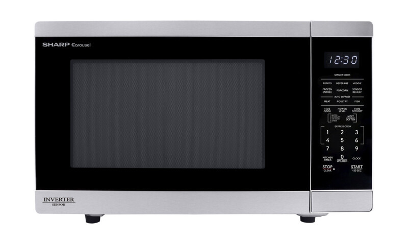 1.4 Cu. Ft. 1100w Stainless Steel Countertop Microwave Oven With Inverter Technology