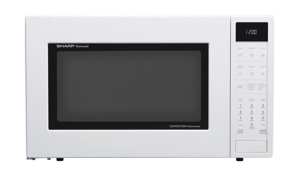 1.5 Cu. Ft. 900w White Convection Countertop Microwave Oven