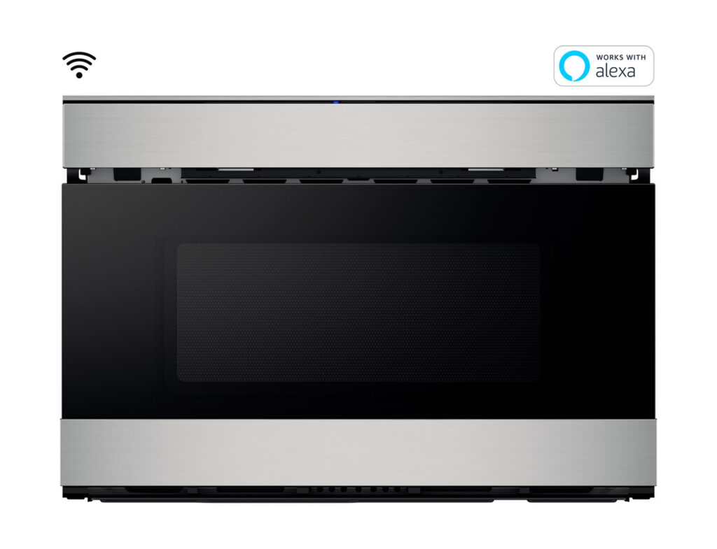 24 In. 1.2 Cu. Ft. 950w Stainless Steel Smart Easy Wave Open Microwave Drawer™ Oven