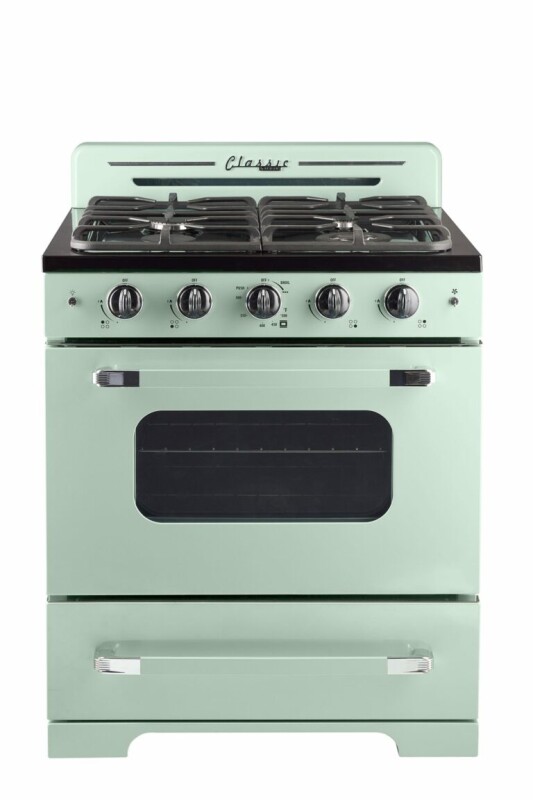 30' Classic Retro Summer Mint Green Range