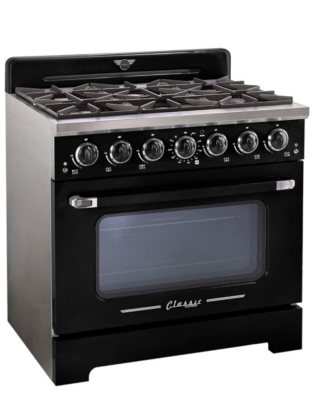 36' Classic Retro Midnight Range with FR Triple Crown Burner
